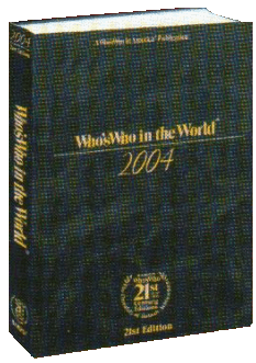 Випуск "Who's Who in the World" за 2004
