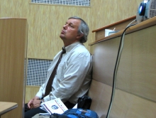 Проф. Олександр Гризодуб, 
Головуючий секції "Фармацевтичний аналіз", конференція AC&CA, Київ, 2005