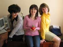 Наталія Смик, Тетяна Кеда та Олена Крушинська. Квітень 2007